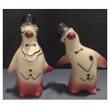 (M) Vintage Decorative Tuxedo Dresses Penguin