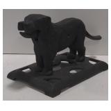 (M) Vintage Cast Iron Dog Nut Cracker. Measuring