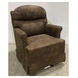 (AA) Swivel Arm Chair. Appr 30in x 26in x 32in