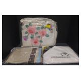 (AA) Bedding Sheets and a Floral Design Bedding