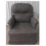 (AA) Swivel Arm Chair. Measures Approximately 36"