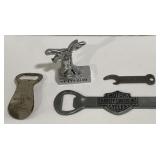 (AM)Assorted Metal Novelty Bottle Openers