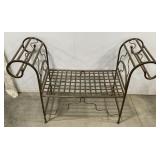 (H) Metal Outdoor Patio Bench Appr