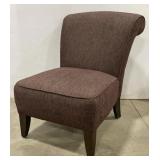 (F) Armless Accent Chair Slight Damage On Legs