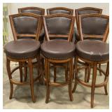 (F) Spin Top Bar Chairs Bidding Price x6 One