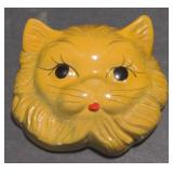 (M) Vintage 1954 Miller Studio Inc. Chalkware Cat