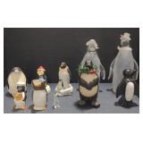 (M) Lot of various penguin figures including two