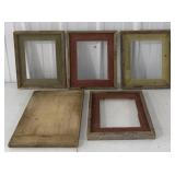 (H) Lot of Wooden Frames & Wooden Cutting