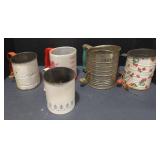 (M) Antique Sifters, including Androck,