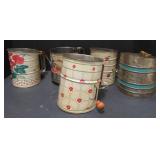 (M) Vintage Sifters, including Foley, and more.