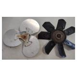 (H) Mopar Engine Cooling Fan And Three Blade