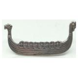 (XX) Sterling Silver Norweigan Viking Ship Brooch