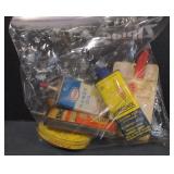 (M) Vintage Light Fluid Containers, including