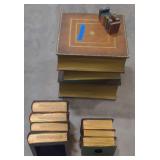 (AV) Decorative Large Book End table with