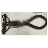 (H) Forged Iron Ice Block Tong Appr 14 inches