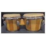 (AA) Bongo Instrument Set. Measures Approximately
