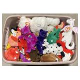 (M)Tote of Assorted TY Beanie Baby Stuffed