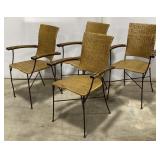 (Bi) Pier 1 Imports Wicker Dinning Set w/ Glass