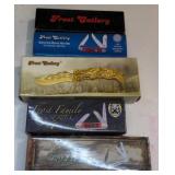 (BC) Lot of Frost Cutlery Pocket Knives in Boxes.