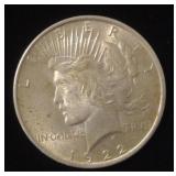 (BC) 1922 Liberty Peace Dollar. $1FV