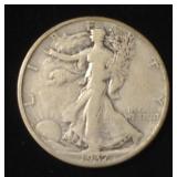 (BC) 1937 Walking Liberty Half Dolalr. .50 FV