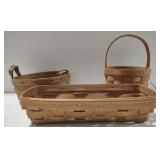 (BS) Longaberger Baskets (Longest approx 12")