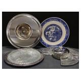 (BS) Royal China Willow Plate (approx 1