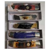 (BC) Lot of Frost Cutlery Pocket Knives. *Bidding