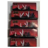 (BC) Lot of Steel Warrior Pocket Knives in Boxes.