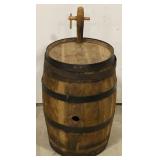 (Bi) Small Wine Barrel W/ Spigot. (Approx.