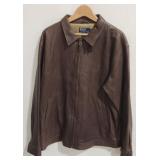 (BR) Polo by Ralph Lauren Genuine Leather Jacket.