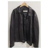 (BR) Perry Ellis Genuine leather Jacket. size XL
