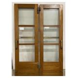(II)Set of Two Wooden Doors to Vestibule