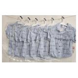 (TT) 6 Cat & Jack Button Up Airplain Print
