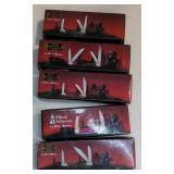 (BC) Lot of Steel Warrior Pocket Knives in Boxes.