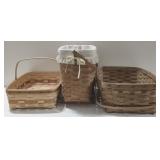 (BS) Longaberger Baskets (Basket w/ Linen approx