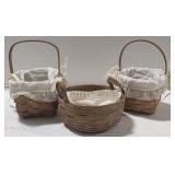 (BS) Longaberger Baskets (2 Handle Basket approx