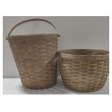 (BS) Longaberger Baskets (Largest approx 14" x