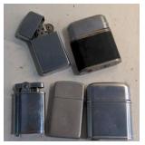 (BC) Butane Chrome Lighters and one Zippo.