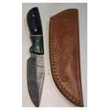 (BC) 4" Fixed Blade Knife w Holder