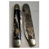 (BC) Buffalo & Ram Horn Lockback Whittler Knives.