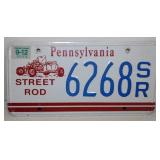 (AL) Pennsylvania Street Road License Plate 12" x