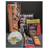 (BS) Flat of NASCAR Items incl. Light Switch