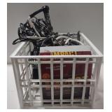 (BS) Plastic Crate of Paintballing Items