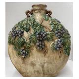 (FG) Hand Made Grape vine vase 15" tall
