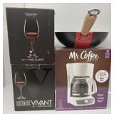 (AB) 8 Riedel Vivant Red Wine Glasses (10" Tall)