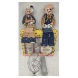 (TB) NSPA Bath Time Treat & Vtg Wooden Grandma &