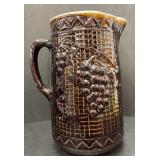(YZ) Stoneware Pitcher 9" tall