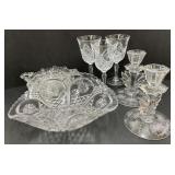 (YZ) Clear Glassware glasses and bowls