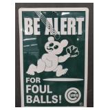 (TB) 2009 Chicago Cubs Metal Sign (12×18) Styrene